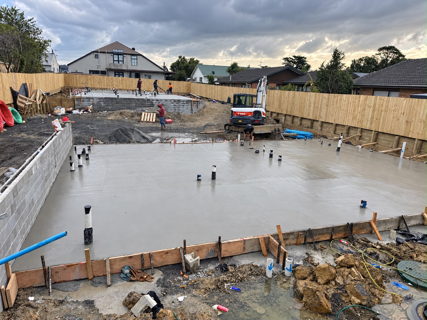 Foundation works
